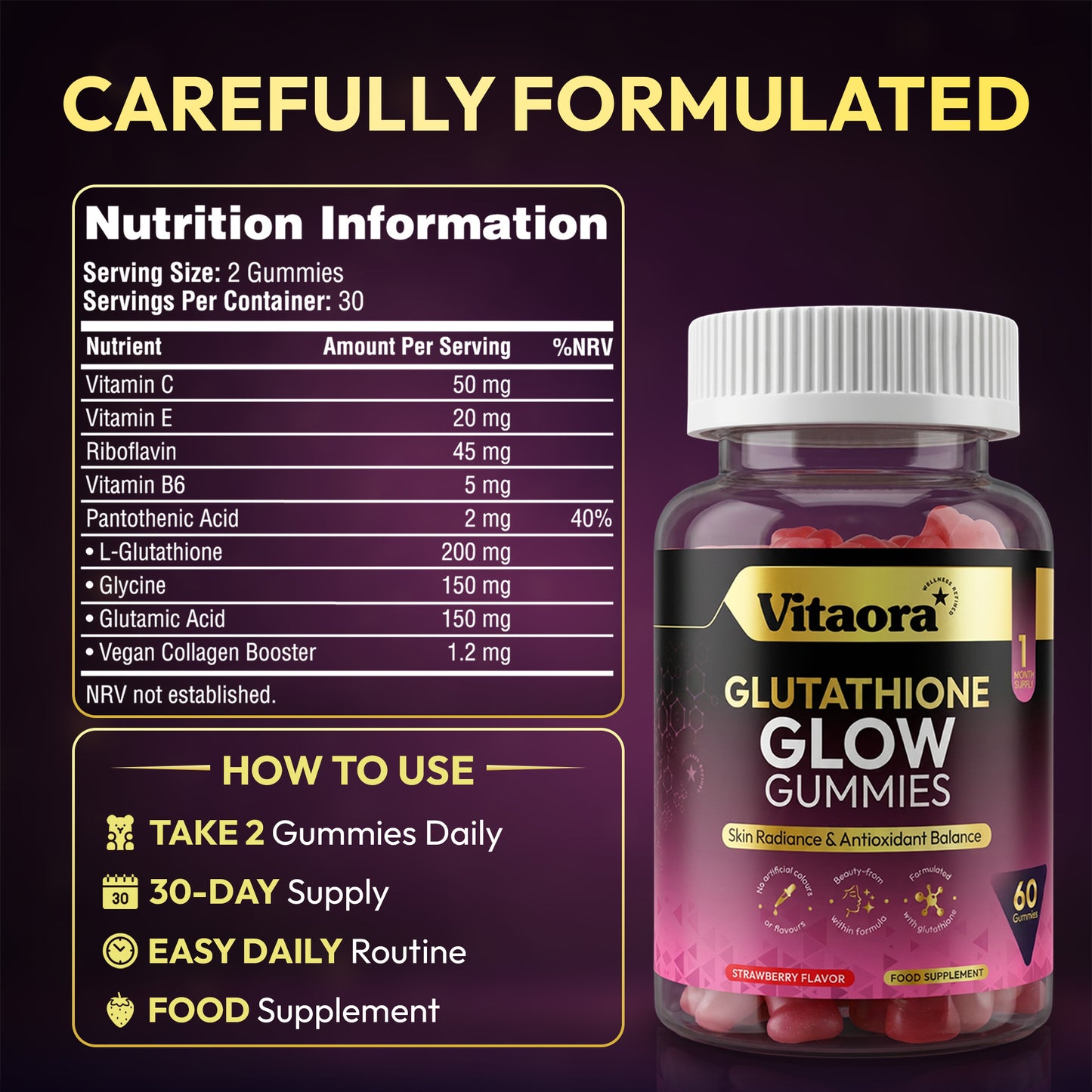 Glutathione Glow Gummies